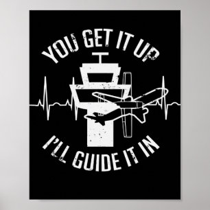 Funny Air Traffic, den ich dich hinaufkriege, mach Poster