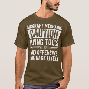 Funny Aircraft Mechaning Fixing Airplanes 1 T-Shirt
