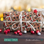 Funny Airedale Terrier Christmas Pattern Geschenkpapier<br><div class="desc">Das Funny Airedale Terrier Weihnachtsmuster weist eine Aquarellfarbe eines Airedale Terrier mit einem roten Weihnachtshut und einem roten Weihnachtskragen auf. Funny Design für Hunde Liebhaber!</div>