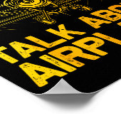 Funny Airplane Novelty For Men Women Plane Aviatio Poster (Ecke)