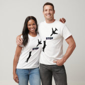 Funny Airplane Pilot Cat Husband Ehefrau T-Shirt (Unisex)