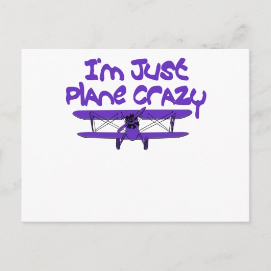 Funny Airplane Postkarte (Vorderseite)