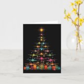 Funny Airplanes Christmas Tree Graphic Air Planes Karte (Gelbe Blume)