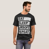 Funny Airsoft Ess Sleep Airsoft T-Shirt (Vorne ganz)