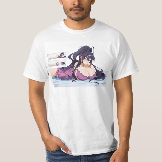 Funny Akeno Himejima Sexy T-Shirt (Vorderseite)