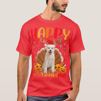 Funny Akita Dog Lover Happy Akita HelloDankeMas T-Shirt