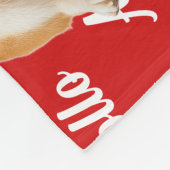Funny Akita Dog Name Patterned Christmas Fleecedecke (Ecke)