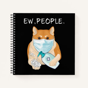 Funny Akita Inu Ew People Hundebesitzergeschenk Notizblock