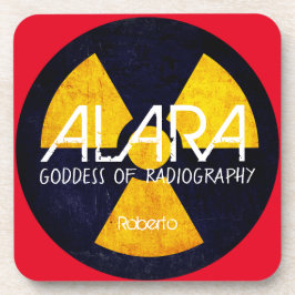 Funny ALARA Goddess of Radiography Getränkeuntersetzer