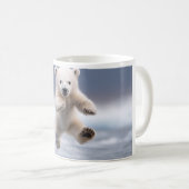 Funny Alaska Polar Bear Cub Kaffeetasse (VorderseiteRechts)