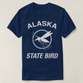 Funny Alaska Staat Bird Mosquito T-Shirt (Design vorne)