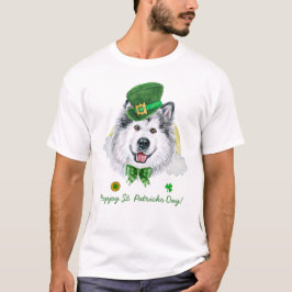 Funny Alaskan Malamute Gold St Patricks Day T-Shirt