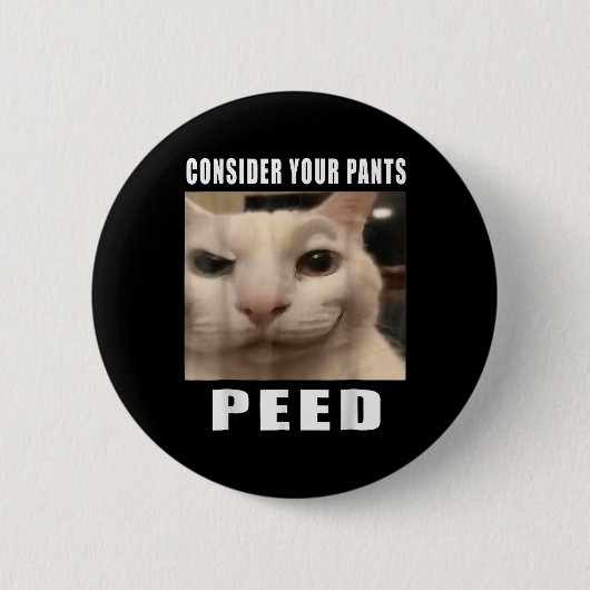 Funny Albern Cat Memes By 919 Designs berücksichti Button (Vorderseite)