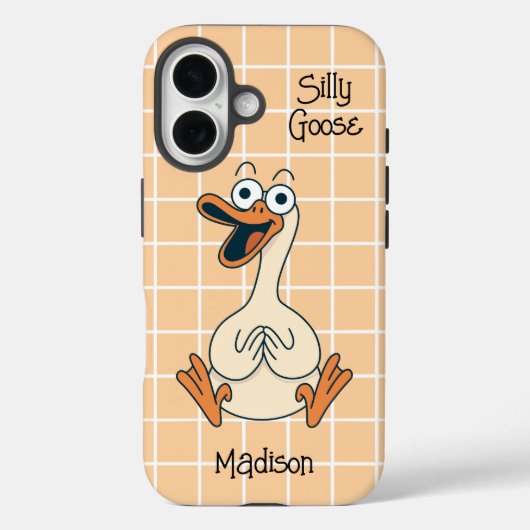 Funny Albern Gänse Personalisiert Case-Mate iPhone Hülle (Rückseite)