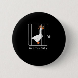 Funny Albern Goose Lover Mugshot Meme - Got zu Sil Button