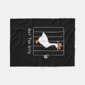 Funny Albern Goose Lover Mugshot Meme - Got zu Sil Fleecedecke (Vorderseite (Horizontal))