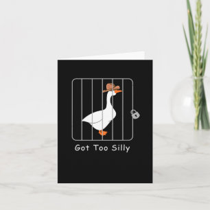 Funny Albern Goose Lover Mugshot Meme - Got zu Sil Karte