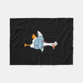 Funny Albern Goose Nurse Club Krankenschwester Stu Fleecedecke (Vorderseite (Horizontal))