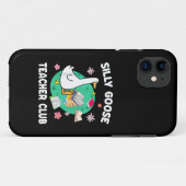 Funny Albern Goose Teacher Club Case-Mate iPhone Hülle (Rückseite (Horizontal))