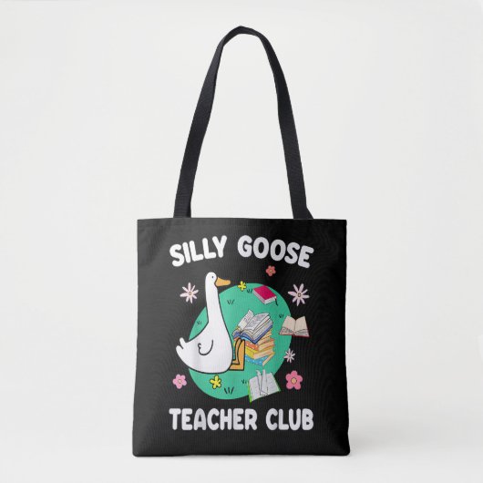 Funny Albern Goose Teacher Club Tasche (Vorderseite)