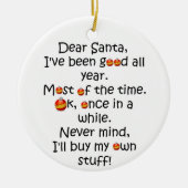 Funny Albern Joke Weihnachtsschmuck (Vorne)