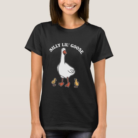 Funny Albern Lil' Goose Apparel T-Shirt (Vorderseite)