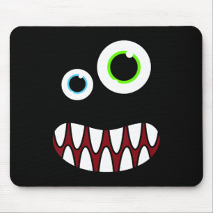 Funny Albern Monster Face Costume Geburtstagsparty Mousepad