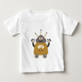 Funny Albern Retro Robot T - Shirt (Vorderseite)