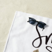 Funny Albern Smile Lama Beach Handtuch (Beispiel)