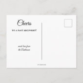 Funny Alcohol Drinks werden bald gut Postcard Postkarte (Rückseite)