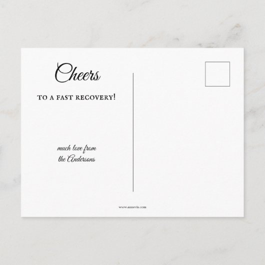 Funny Alcohol Drinks werden bald gut Postcard Postkarte (Rückseite)