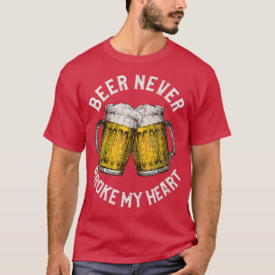 Funny Alcohol hielt Geschenke Biere Broke nie mein T-Shirt