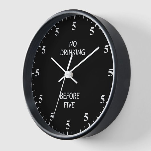 Funny Alcohol Lovers Barkeeper Pub Bar Clock Uhr (Winkel)