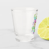 Funny Alcohol Sprichwort Schnapsglas (Links)