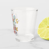 Funny Alcohol Sprichwort Schnapsglas (Rechts)