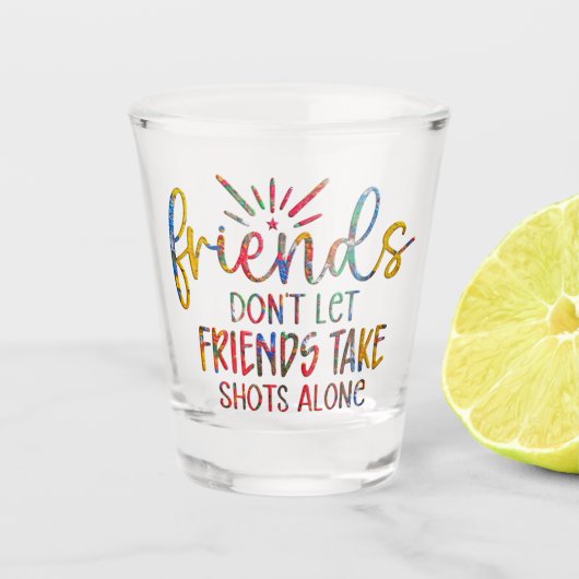 Funny Alcohol Sprichwort Schnapsglas (Vorderseite)