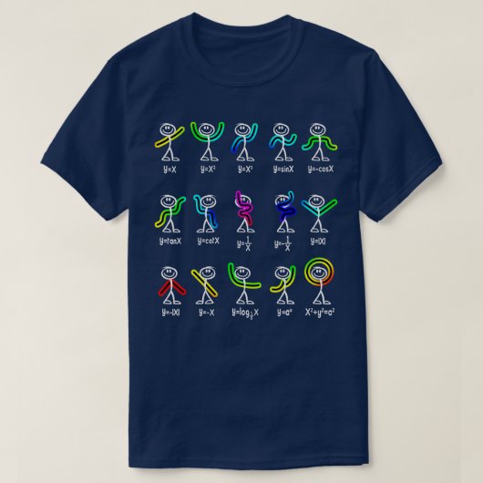 Funny Algebra Dance Funktion Mathematik eacher Gee T-Shirt (Design vorne)