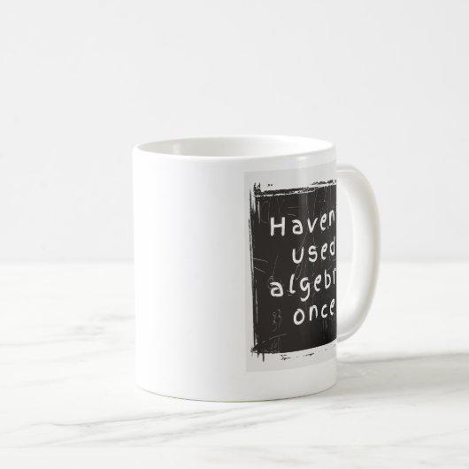 Funny Algebra Kaffeetasse (VorderseiteRechts)