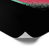 Funny Alien Cat Lover UFO Kitten Raumschiff Flying Poster (Ecke)