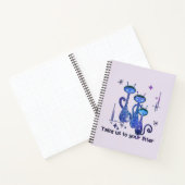 Funny Alien Cats | Nimm uns zu deinem Müll Notizblock (Innenseite)