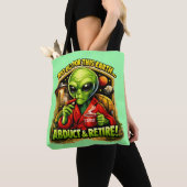 Funny Alien Coffee Design, Too Old For This Tasche (Von Nahem)