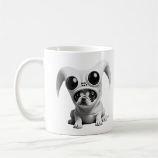 Funny Alien dog Kaffeetasse