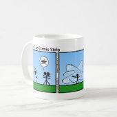 Funny Alien Encounter Stickman Tasse - 2001 (Vorderseite Links)