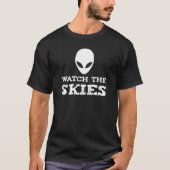 Funny Alien Entführung UFO glauben antikes Geschen T-Shirt (Vorderseite)