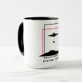 Funny Alien Entführung Zitat Beziehung Status Tasse (Vorderseite Links)