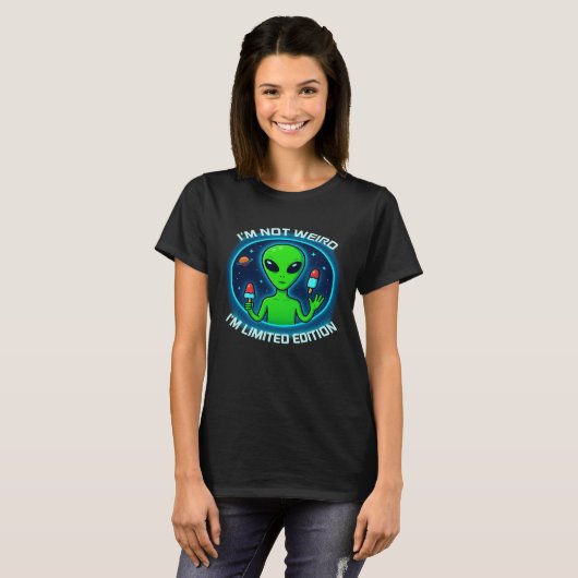 Funny Alien - Ich bin nicht komisch, ich bin Limit T-Shirt (Vorne ganz)