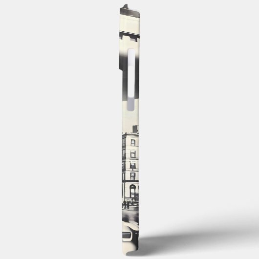 Funny Alien Invasion Rtero Sci Fi movie Name Case-Mate iPhone Hülle (Rückseite / Links)