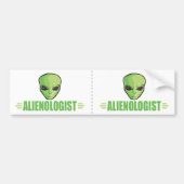 Funny Alien Lover Autoaufkleber (Vorne)