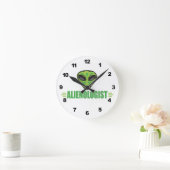 Funny Alien Lover Runde Wanduhr (Zuhause)