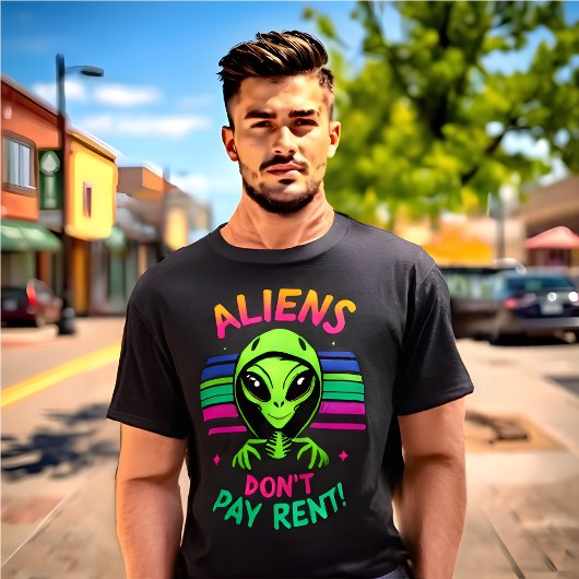 Funny Alien Meme T - Shirt "Außerirdischen Don't P
